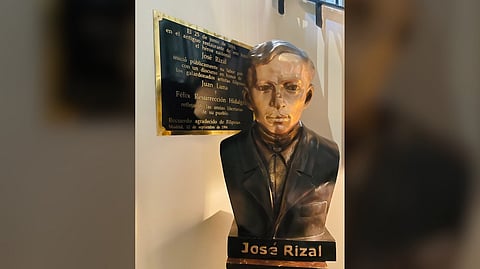 RIZAL’s bust in Gran Hotel Ingles