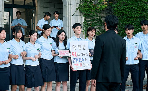 A SCENE from 'Teach You a Lesson.'