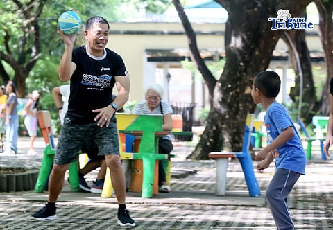 (June 20 2026) A family enjoys playing at the Park in Quezon City on Saturday June 20 2026,  as they spend their weekend at the park. Photo/Analy Labor
