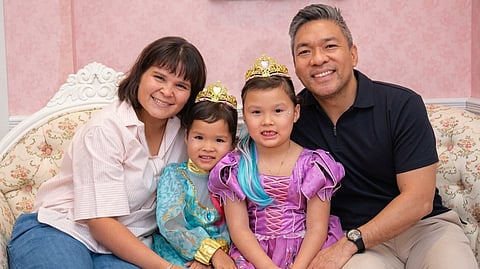 DOJ Undersecretary Ian Dato and his family.