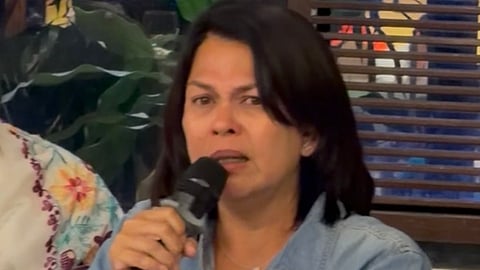 At the mediacon for 40 Days movie, An Emotional Lotlot de Leon answers back to Ian de Leons statements 