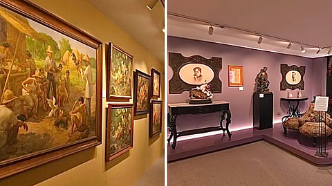 AMORSOLO collection (left) and Rizal Gallery at the fourth floor are part of the Yuchengco Museum Permanent Exhibitions.