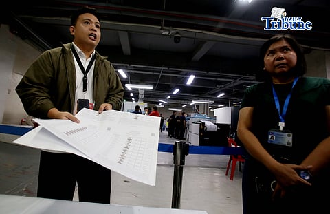 (June 22 2026) National Printing Office NPO Officers show to the media, the printing of computrized voters list CVL for the 2026 BARMM Parliamentary elections on Monday 22 2026. Photo/Analy Labor