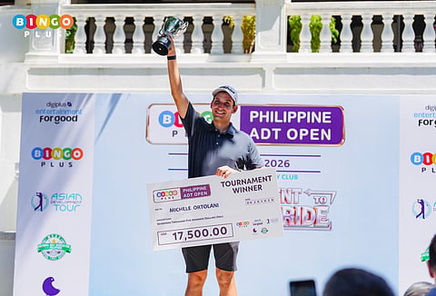 Italy’s Michele Ortolani lords over Luisita as 2026 BingoPlus Philippine ADT Open champion
