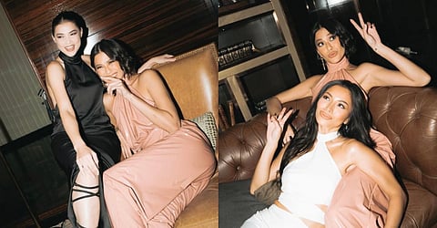 Michelle Dee with BFFs Rhian Ramos and Samantha Panlilio