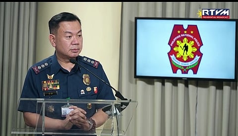 PNP spokesperson, Colonel Allen Rae Co