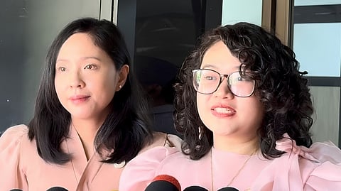 Gabriela Women’s Partylist Rep. Sarah Elago and Kabataan Partylist Rep. Renee Co