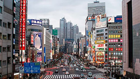 STREET of Tokyo, Japan.