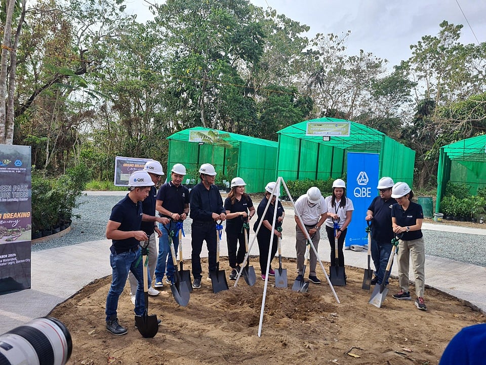 QBE grants ₱3.7M to Million Trees Foundation Breaks ground on Green Park