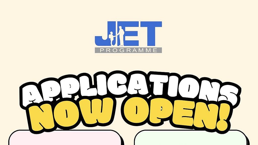Applications for 2025 JET Programme now open