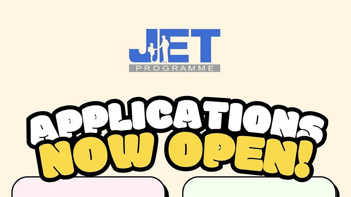 Applications for 2025 JET Programme now open