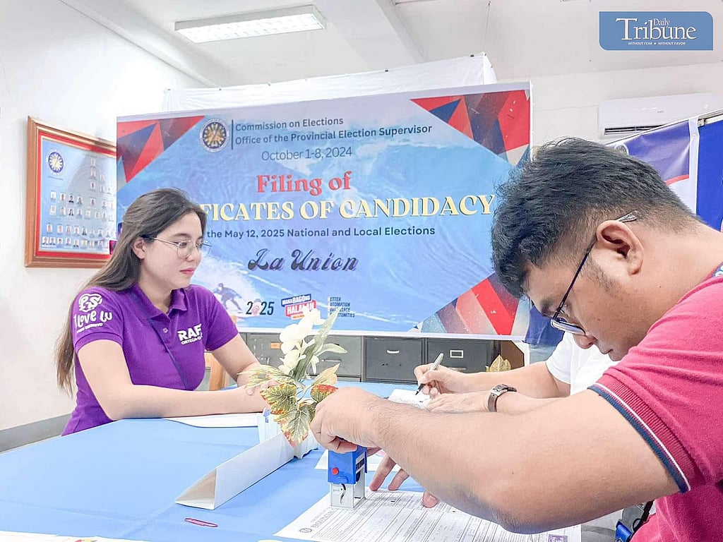 Gov Union Gov. Raphaelle Ortega-David files candidacy for re-election in La Union