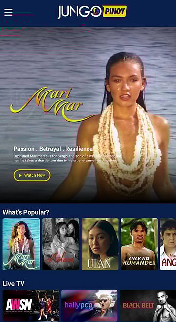 Jungo Pinoy offers free films, K-Dramas, telenovelas and sports