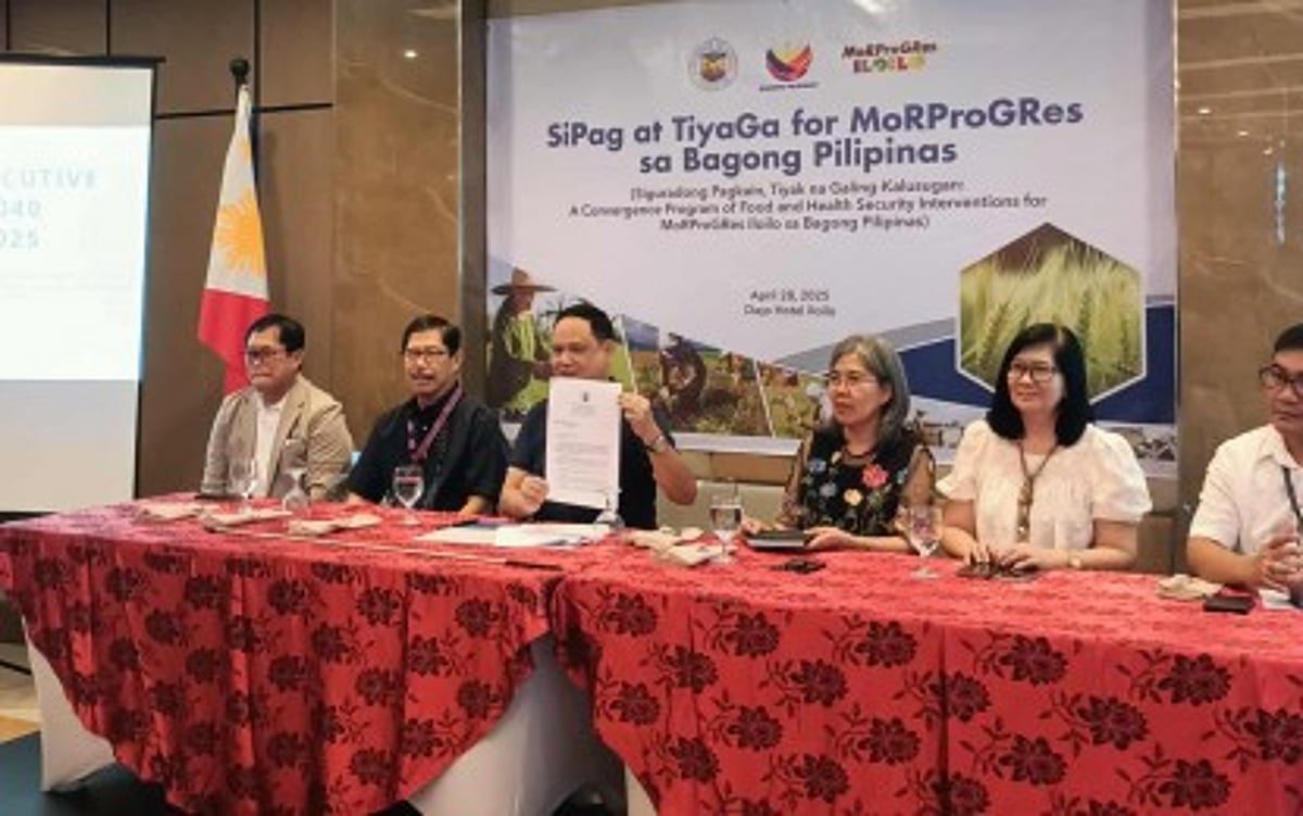 P20 rice program launched for Iloilo undernourished kids
