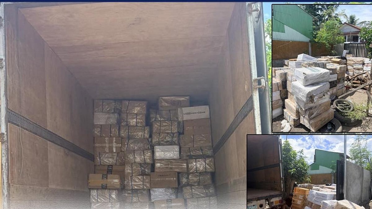 P100-M Smuggled Cigarettes Seized