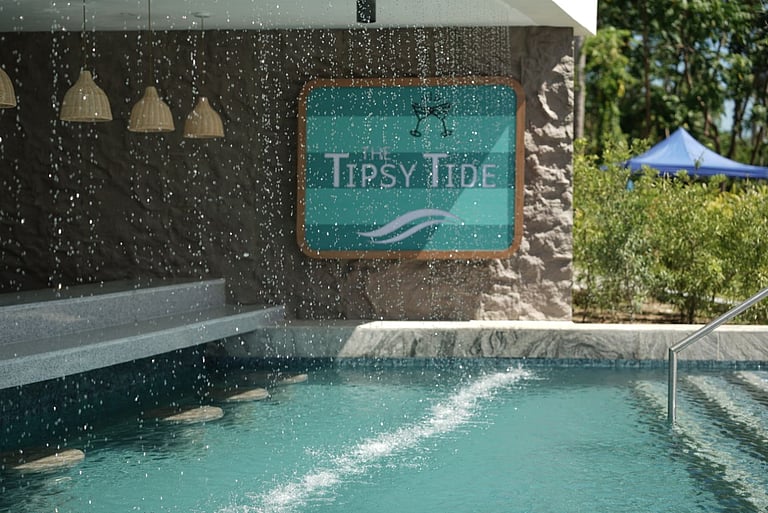 Riding the full tide at Club Laiya