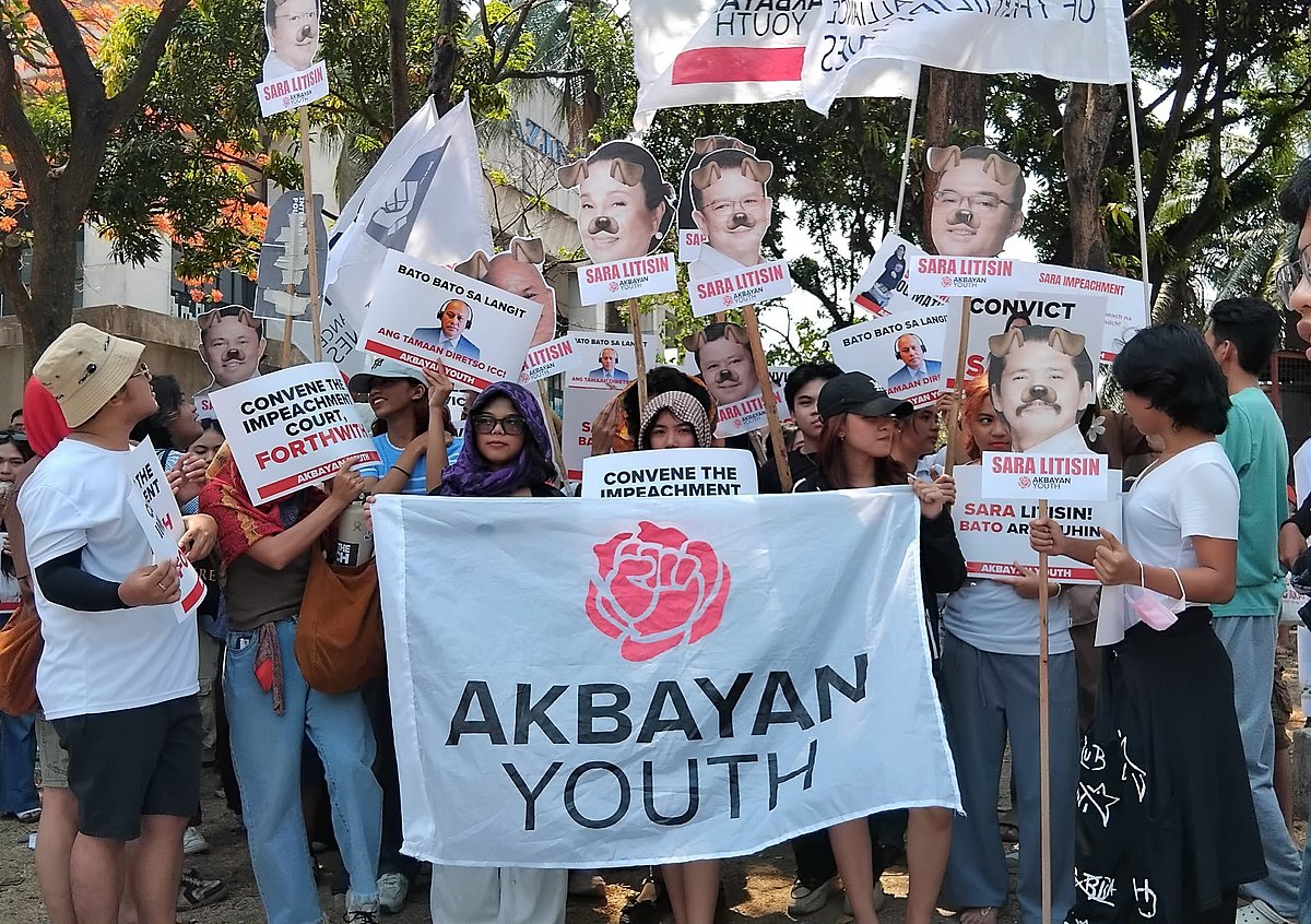 Progressive groups march to Senate, demand accountability