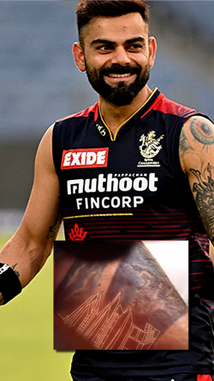 All 11 Virat Kohli's tattoos and their meanings, image size:720x1280