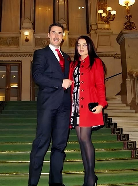 Celina Jaitley and Peter Haag