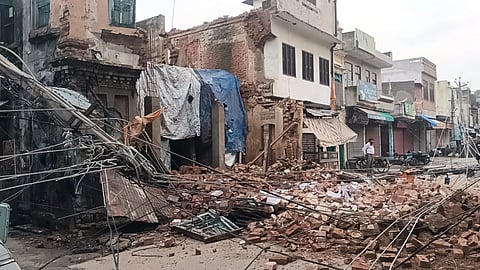 100 year old Kapurthala building collapse