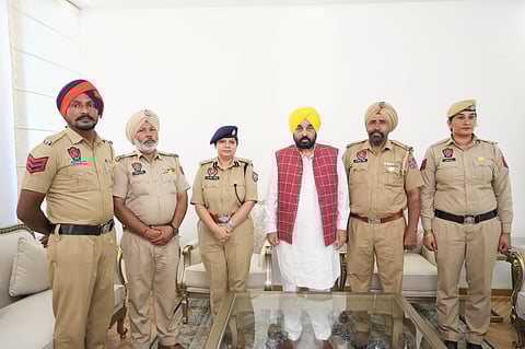 CM Bhagwant Mann to honour brave cops who rescued 11 lives from Sirhind canal in Bathinda