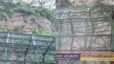 Landslide Mansa Devi Temple