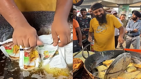 Ludhiana Plastic Pakode Viral Video