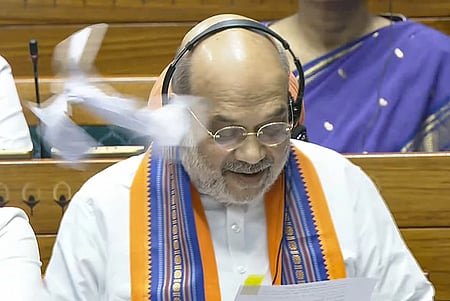 throwing Bills at HM Amit Shah