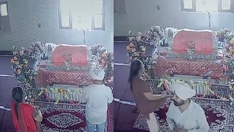 Woman strips inside Sri Gurudwara Sahib Ludhiana