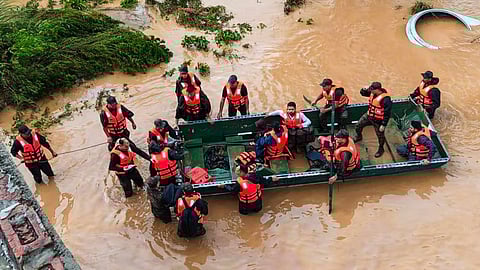 floods raging across Punjab