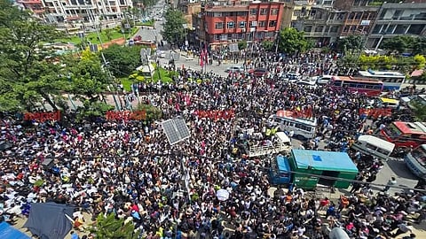 Nepal under curfew, protests and arson