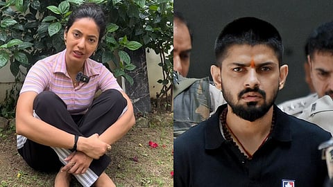 Khusboo Patani and Lawrenece Bishnoi