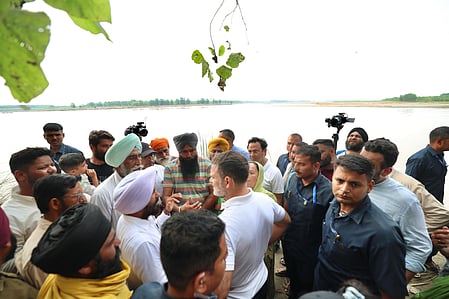 Rahul Gandhi visit to Punjab flood-hit villages denied