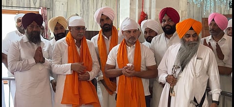 Rahul Gandhi assess flood situation in Amritsar