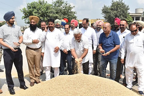 Paddy procurement begins in Punjab