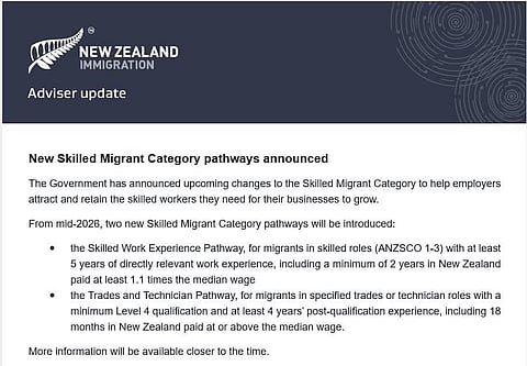 NZ Makes Big Changes to Skilled Migrant Visa 