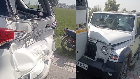 Sukhbir Singh Badal Convoy Accident