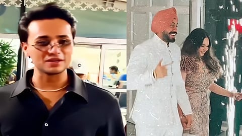 Abhishek Sharma at Airport/ Komal Sharma wedding