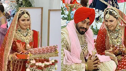 Komal Sharma and Lovish Oberoi Wedding