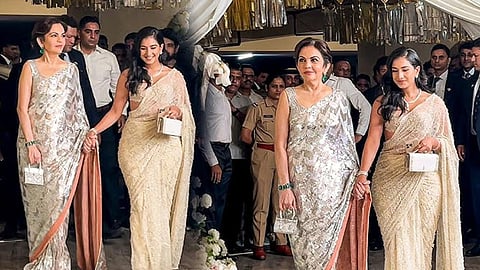 Nita Ambani with her daughter in law 