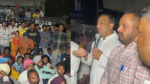 Nitin Kohli interacting with Ambedkar Nagar Families