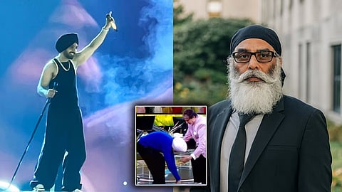 Diljit Dosanjh and Gurpatwant Pannun