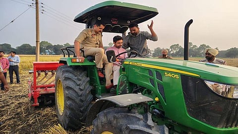 Moga sets example in stubble management