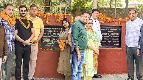 Nitin Kohli during Green Belt, Road works launch in Jalandhar Central