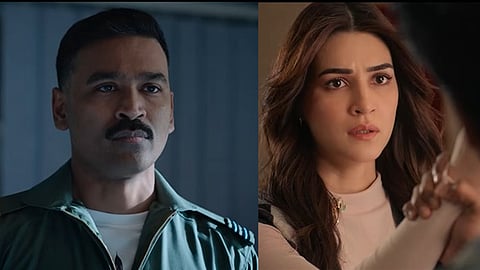 Dhanush and Kriti Sanon from Tere Ishk Mein