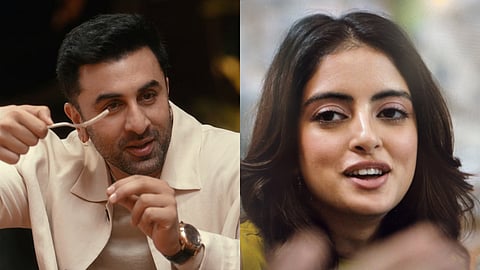 Ranbir Kapoor and Navya Naveli from Dining With The Kapoors