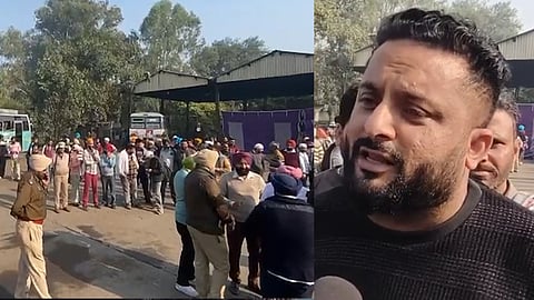 Punjab Roadways Staff Protest