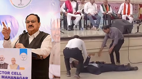 JP Nadda/Z Plus Commando Collapses