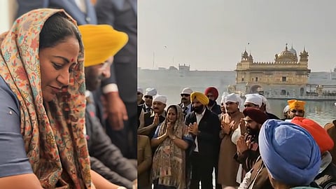 Delhi CM Rekha Gupta at Sri Harmandir Sahib
