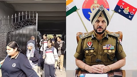 Amritsar CP Gurpreet Singh Bhullar on bomb threat to private schools